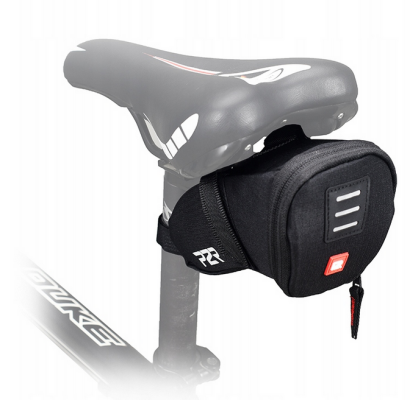 Torba sakwa podsiodłowa P2R BENDER M czarna 0,65 l