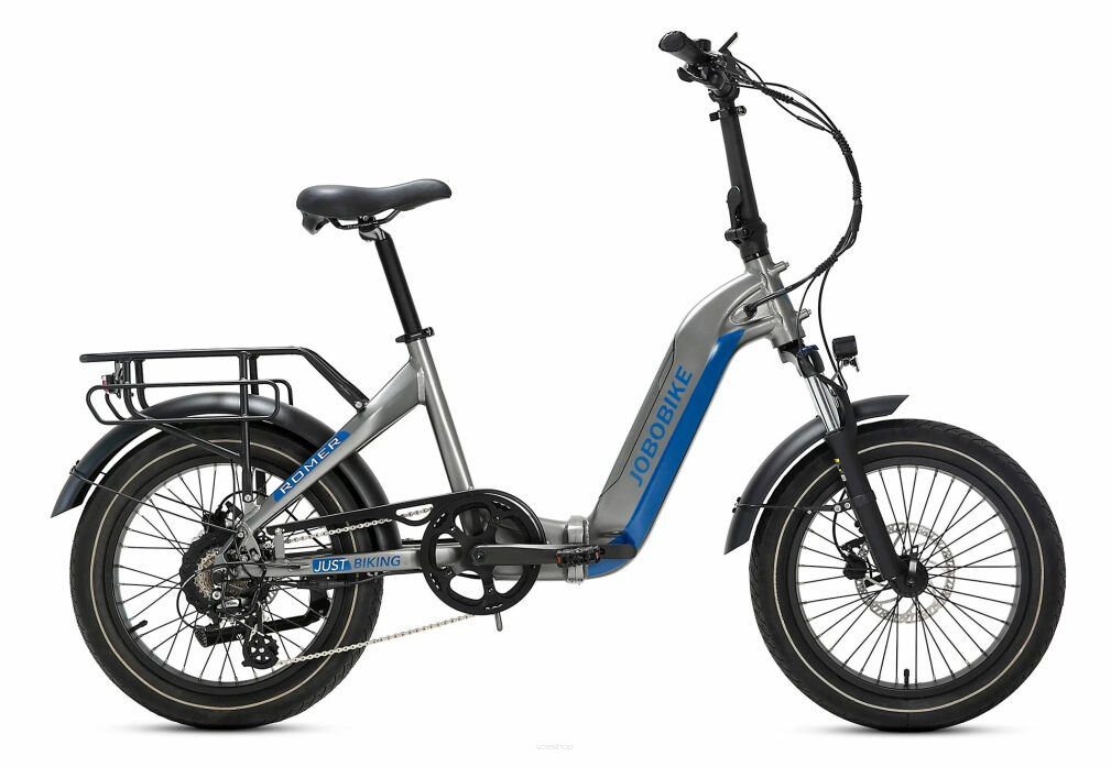 Rower elektryczny składany JOBOBIKE ROMER (20'') Blue Grey