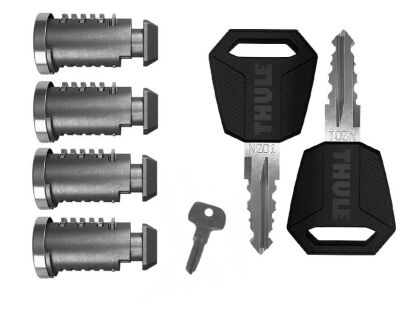One-Key System THULE 4x wkładki + 2x klucze