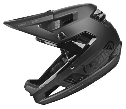 Kask z gardą wyczynowy fullface ABUS AIRDROP velvet black L/XL 58-62cm