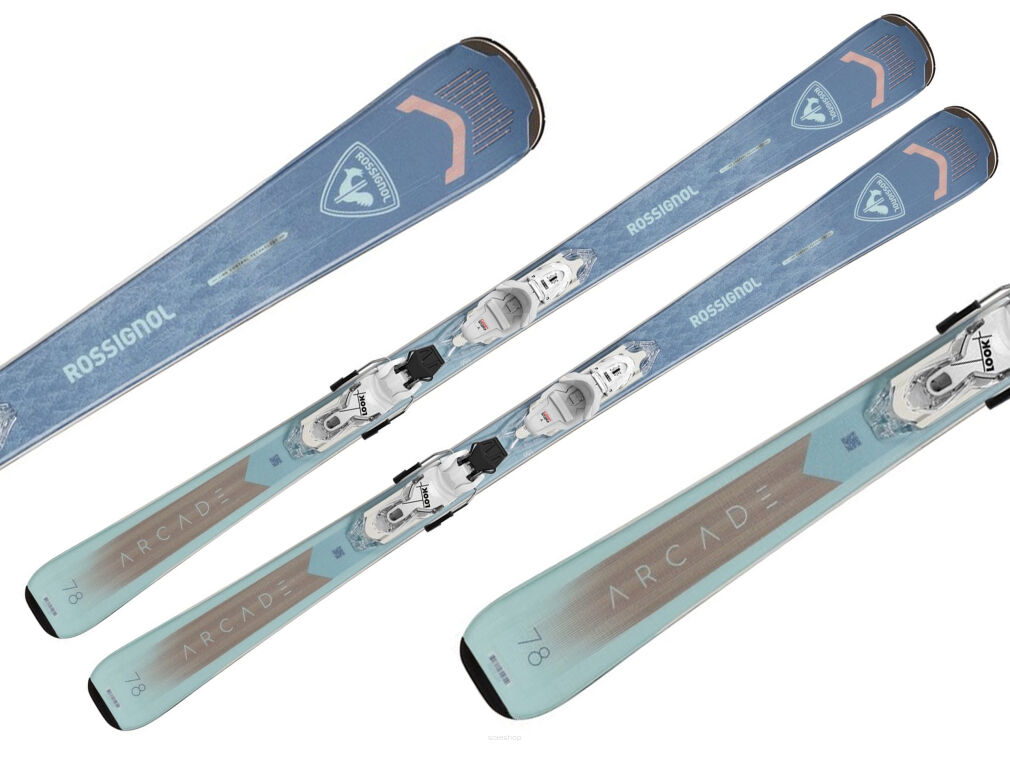 Narty damskie Rossignol Arcade W 78 + wiązania Xpress W 10 GW 156cm