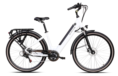 Rower elektryczny BARTON E-smart (28'') rama 17'' biały