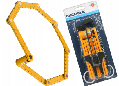 Zapięcie GERDA FOLD Lite 950V składane yellow/żółte
