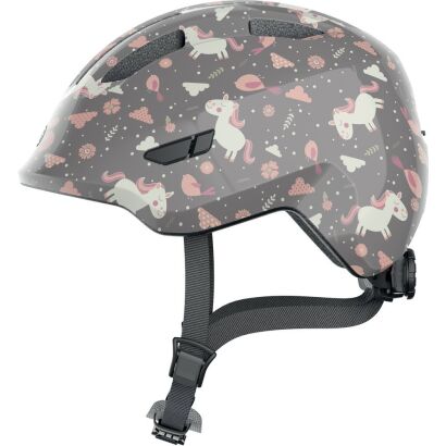 Kask dziecięcy rowerowy ABUS SMILEY 3.0 grey horse M (50-55cm)