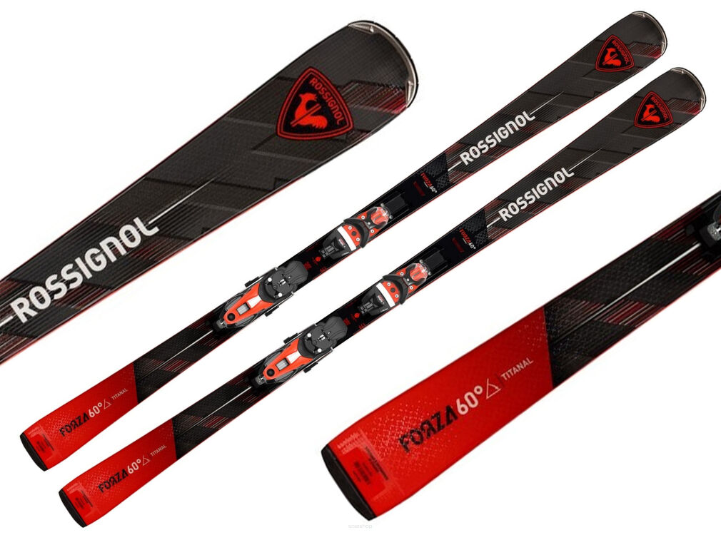 Narty Rossignol Forza 60' Ti + wiązania NX 12 Konect GW 164cm