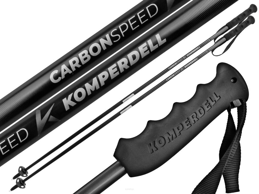 KOMPERDELL Kije narciarskie CARBON SPEED 125cm