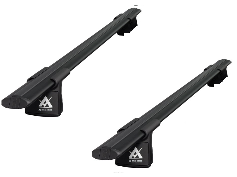 AGURI Bagażnik na relingi Runner R-2 Alu 135 black