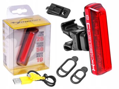 Lampka rowerowa tylna MOON Comet-X R 50lm
