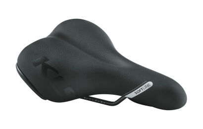 Siodełko rowerowe uniwersalne Kellys SOFTLINE GEL czarne