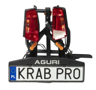 Platforma rowerowa na hak AGURI Krab PRO (na 2 rowery) black - 2