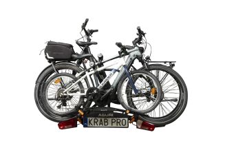 Platforma rowerowa na hak AGURI Krab PRO (na 2 rowery) black - 4