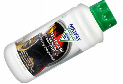 Nikwax TECH WASH mydło płyn pranie czyszczenie odzieży namiotów plecaków 1L