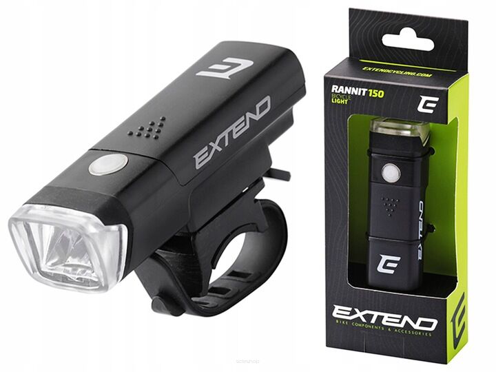 Lampka rowerowa przednia Extend RANNIT 150LM