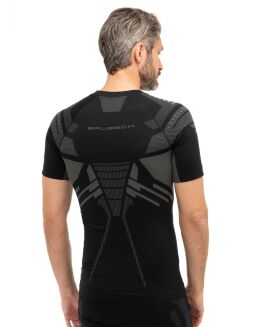 Koszulka termoaktywna męska BRUBECK Dry czarny/grafit M - 3