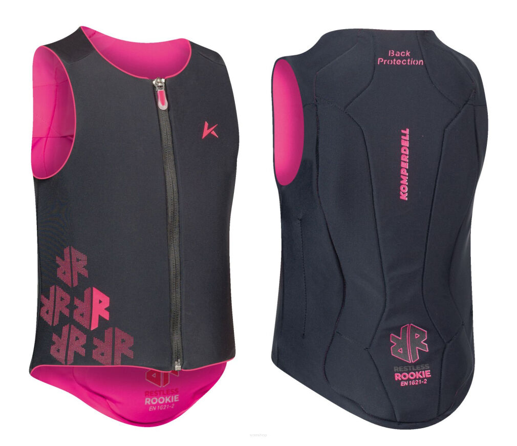 Kamizelka ochronna pleców KOMPERDELL Junior FlexFit Pro Pink  152