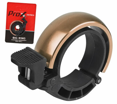 Dzwonek rowerowy PROX BIG RING L01 alu złoty