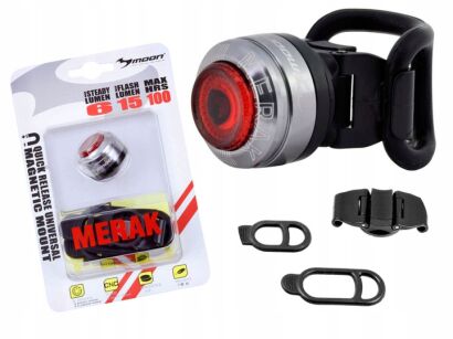 Lampka rowerowa tylna MOON MERAK R C1 / 15lm