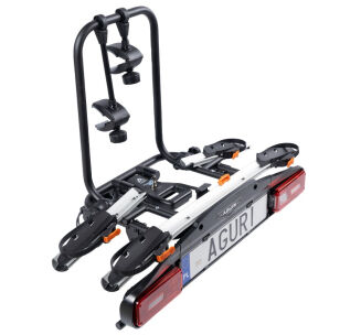 Platforma rowerowa na hak AGURI ACTIVE BIKE PRO 2 rowery silver (53000) - 2