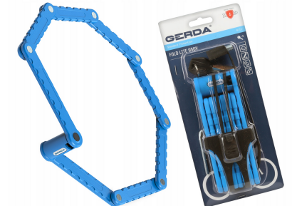Zapięcie GERDA FOLD Lite 950V składane blue/niebieskie