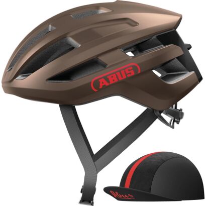 Kask rowerowy szosowy ABUS POWERDOME ACE metallic cooper M