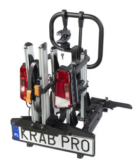 Platforma rowerowa na hak AGURI Krab PRO (na 2 rowery) silver - 5