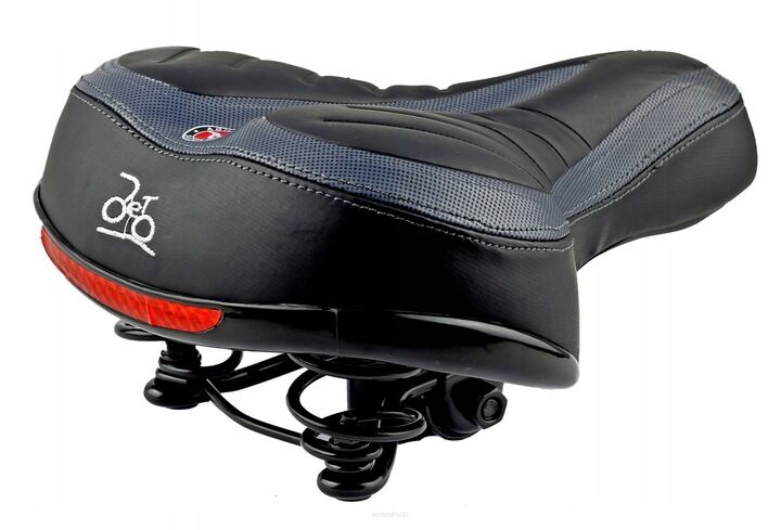 Miękkie Siodełko rowerowe NA SPRĘZYNACH SELLE S028
