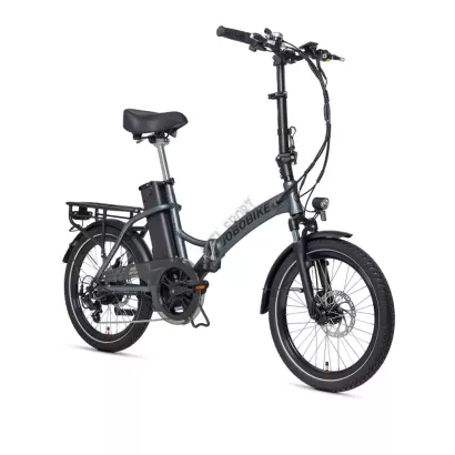 Składany Rower Elektryczny Miejski _SAM XL Jobobike - GREY 13Ah