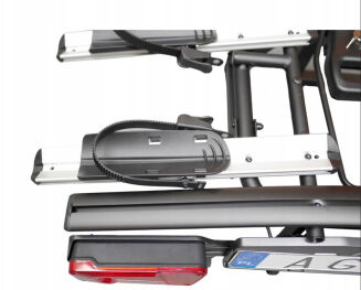 Bagażnik platforma na hak AGURI ACTIVE E-bike 2 plus silver (2 rowery) - 4