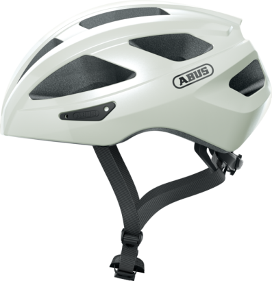 ABUS Kask rowerowy MACATOR pearl white L 58-62cm