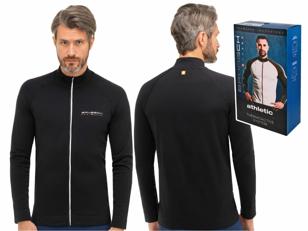 Bluza męska BRUBECK ATHLETIC Thermo czarna L