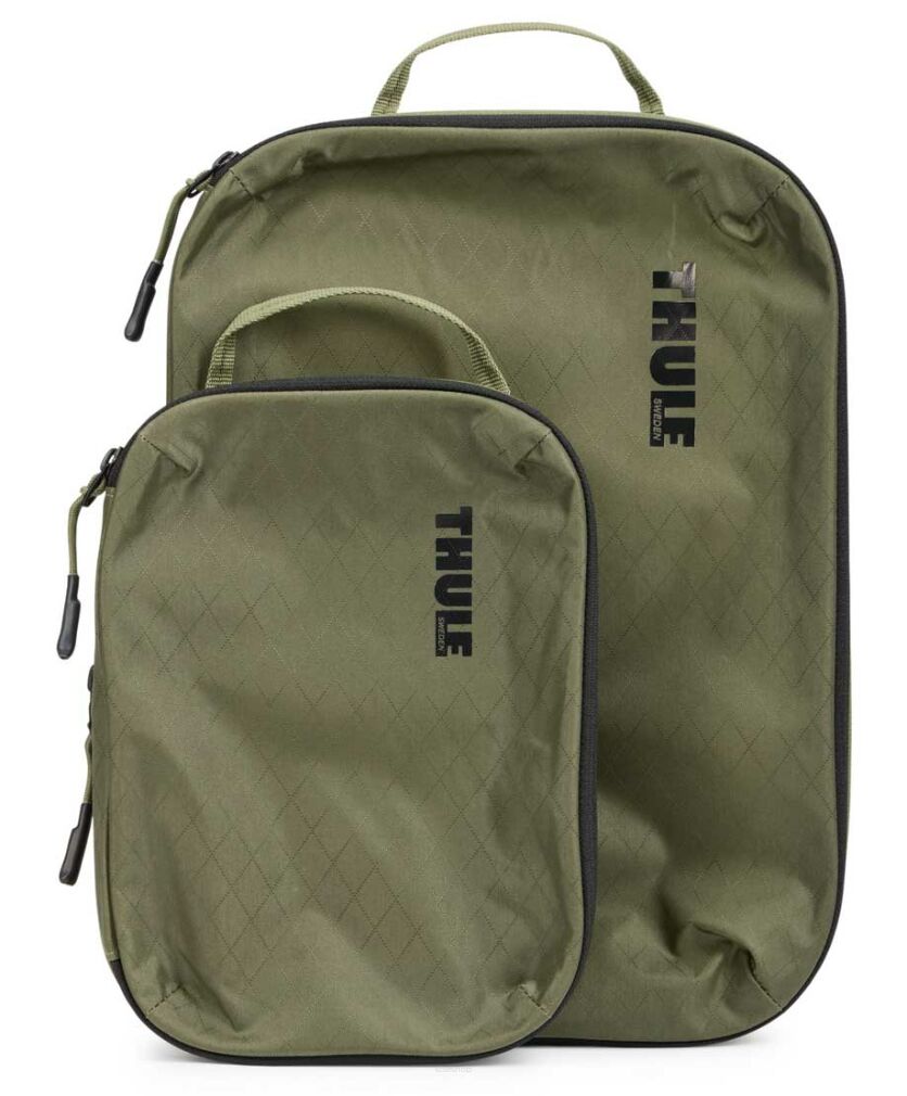 Organizer podróżny pokrowce Thule Compression Cube Set - Soft Green