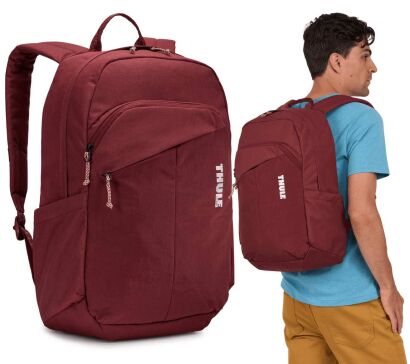 Plecak podróżny na laptopa MacBook Thule Indago new maroon 23L