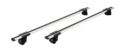 Bagażnik na relingi samochodowe Aguri Runner II Alu 1.35 C/D Silver
