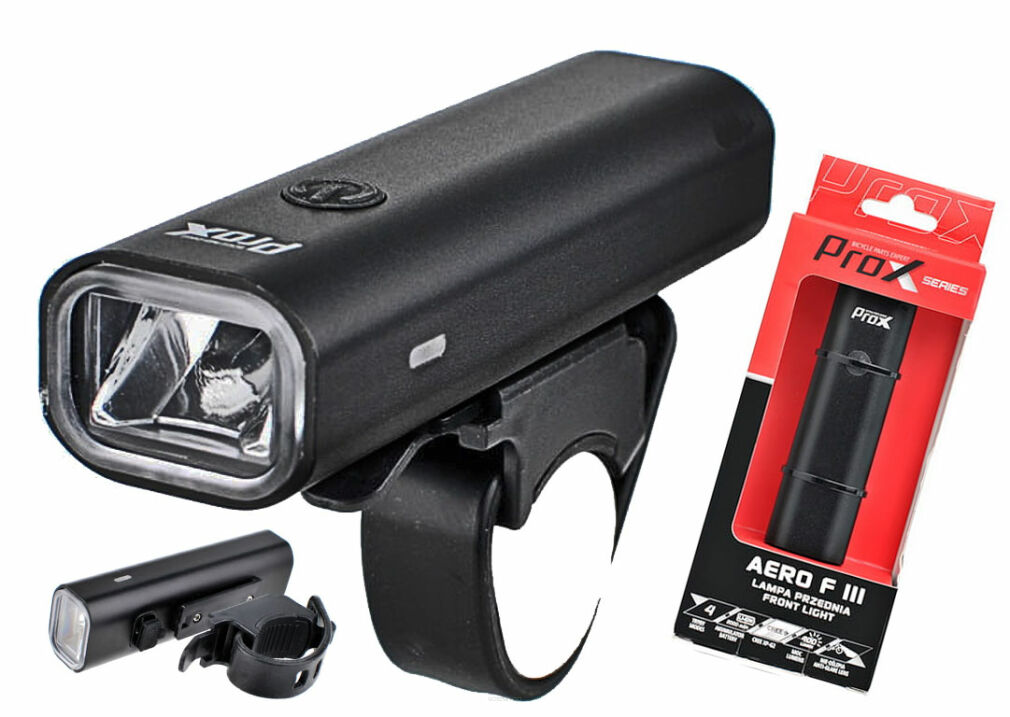 Lampka przednia PROX AERO III 400Lm USB