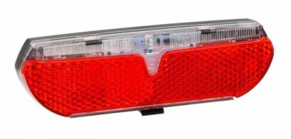 Lampka rowerowa tylna na bagażnik JY-556B 80mm (1xLED) na baterie