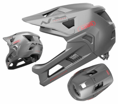 Kask rowerowy dziecięcy ABUS YOUDROP FF Ti silver S (48-55cm)