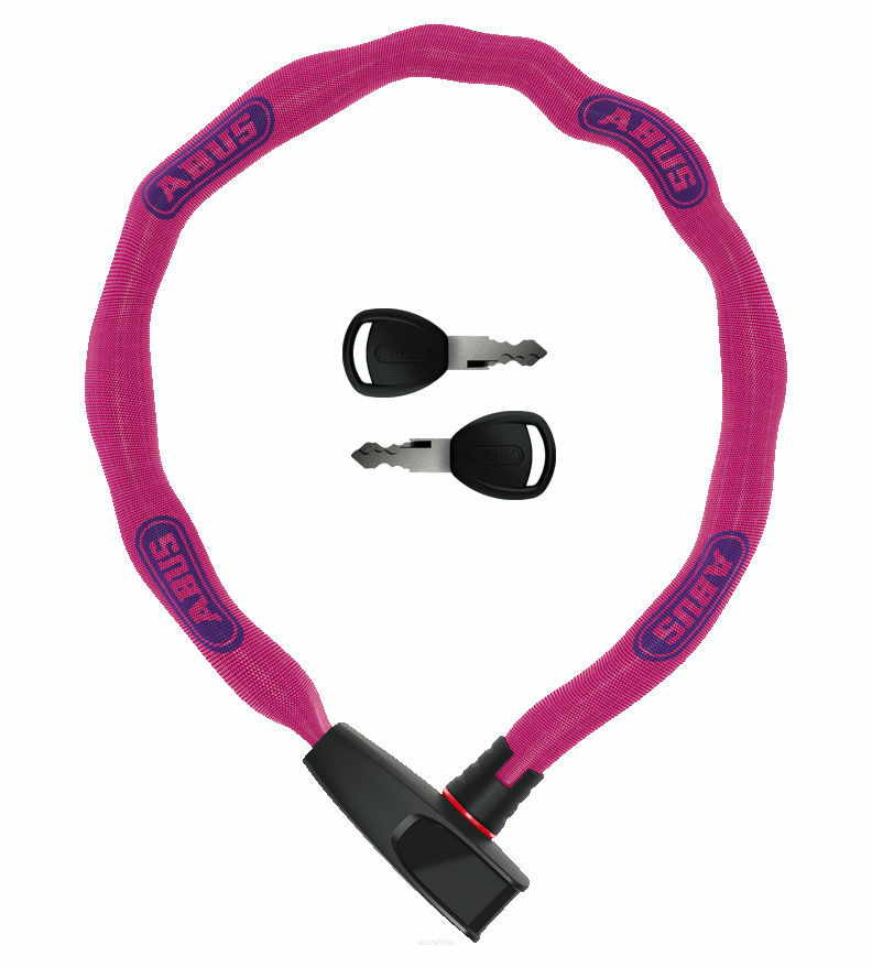 Zapięcie rowerowe Łańcuch ABUS CATENA 6806K/75 neon pink