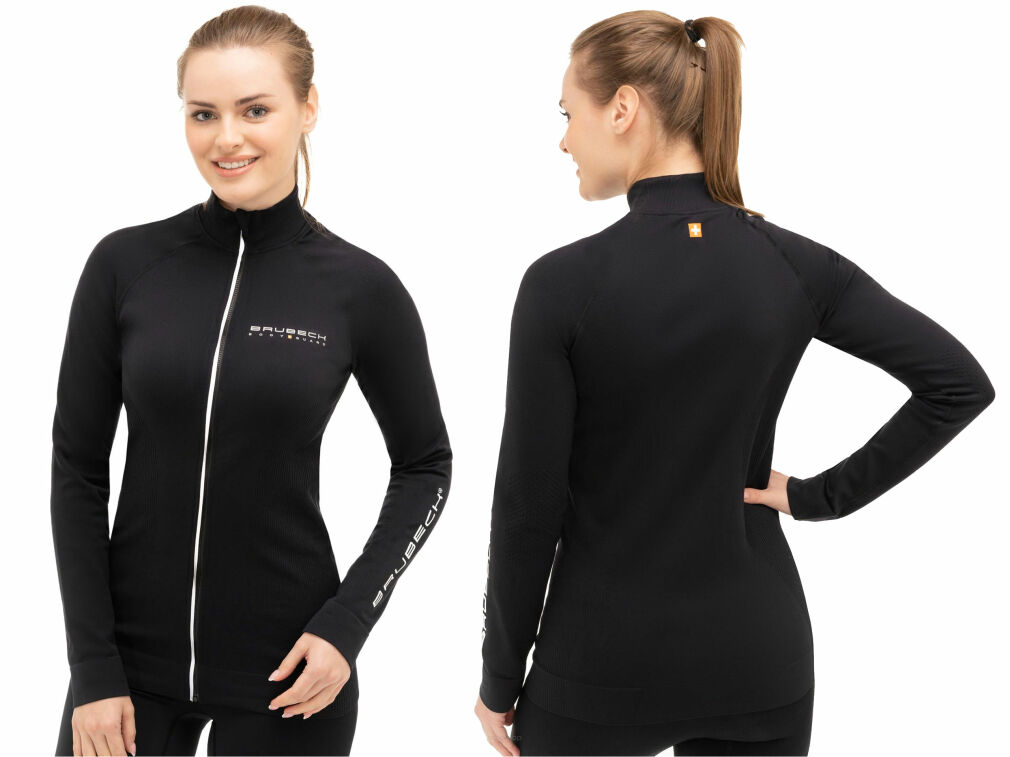 Bluza damska Brubeck ATHLETIC Thermo czarna S