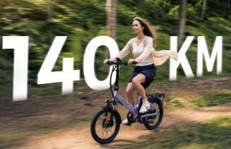 Rower elektryczny składany ENGWE O20 Boost (250W) Blue - 7