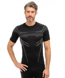Koszulka termoaktywna męska BRUBECK Dry czarny/grafit XL - 2