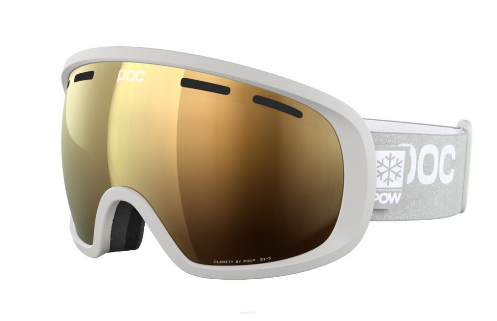 Gogle narciarskie POC FOVEA POW JJ grey/gold S3