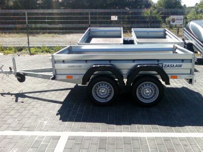Przyczepa Zasław Agro 265T 2osie 265x131cm MOCNA
