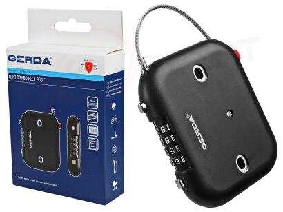 Zapięcie rowerowe zwijane GERDA MINI COMBO FLEX 900 Uniwersalne
