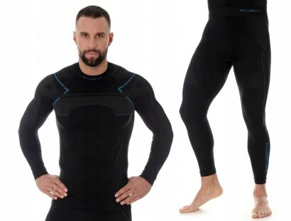 Komplet odzieży męskiej BRUBECK THERMO LS1304M+LE1184M czarny S