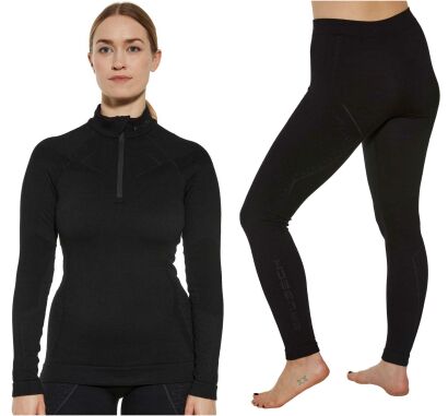 Komplet damski BRUBECK EXTREME MERINO black XL