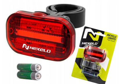 Lampka tylna TORA NEXELO 15xLED 2F baterie