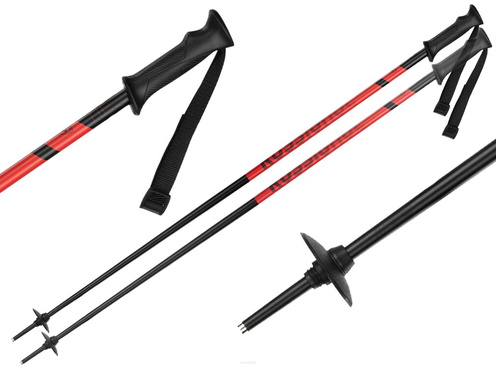 Kije narciarskie unisex ROSSIGNOL TACTIC Alu Black 130 cm