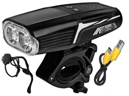 Mocna Lampka przednia MOON METEOR STORM PRO 2000LM