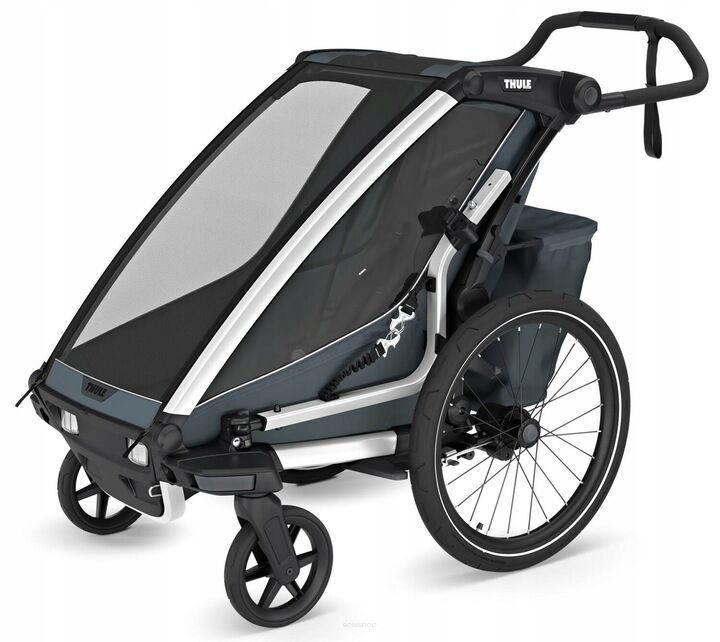 Przyczepka rowerowa THULE Chariot Cross 2 single dark slate
