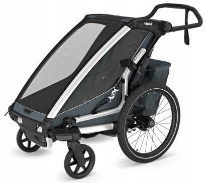 Przyczepka rowerowa THULE Chariot Cross 2 single dark slate